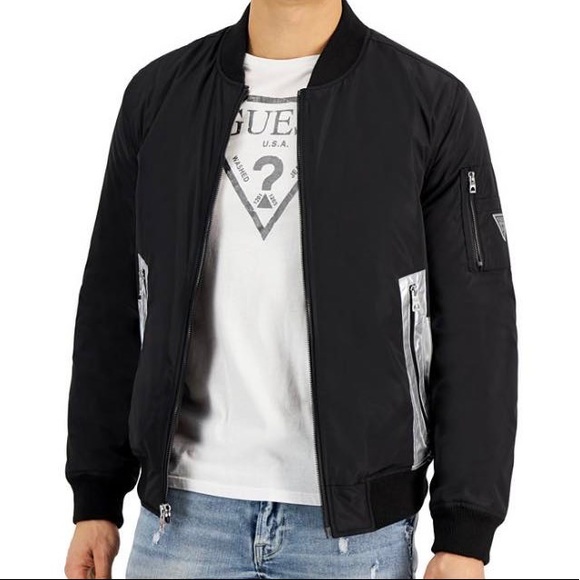 Coats | Guess Mens Bomber Jacket 